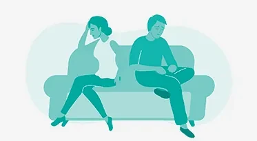 Ilustración: terapia de pareja
