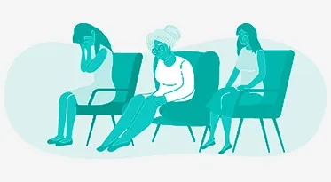 Ilustración: terapia de familia